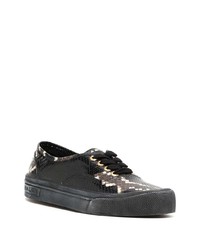 Bally Snakeskin Effect Leather Sneakers