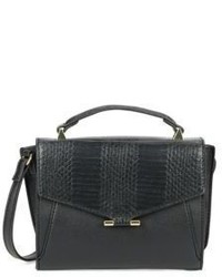 Danielle Nicole Snake Embossed Faux Leather Satchel
