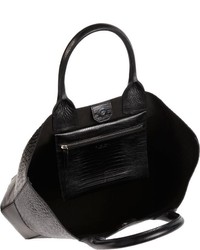 Givenchy Croc Stamped Easy Tote Black