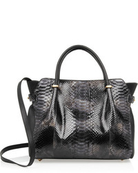 Nina Ricci March Small Python And Leather Tote
