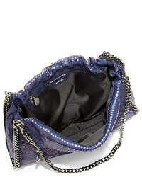 Stella McCartney Metallic Faux Python Baby Bella Tote