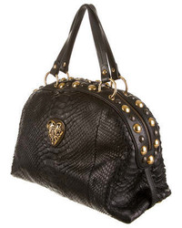 Gucci Python Babouska Crest Dome Bag