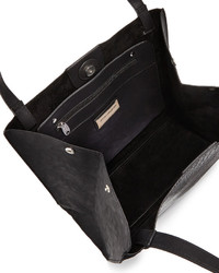 Urban Originals Python Embossed Tote Bag Black