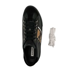 Bally Python Print Panelled Low Top Sneakers