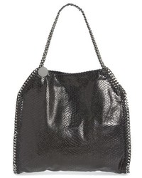 Stella McCartney Small Falabella Snake Embossed Faux Leather Tote