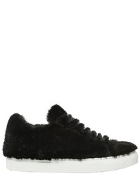 Jil Sander 20mm Merino Fur Sneakers
