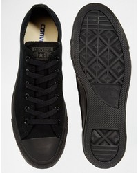 Converse All Star Ox Sneakers In Black M5039c