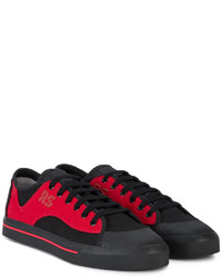 Adidas By Raf Simons Black Red Spirit V Trainers