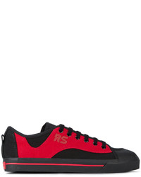 Adidas By Raf Simons Black Red Spirit V Trainers