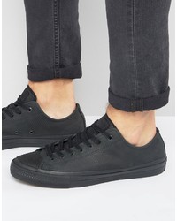 Converse Chuck Taylor All Star Ii Ox Sneakers In Black 155765c
