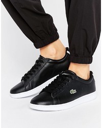 Lacoste Classic Carnaby Sneakers In Black