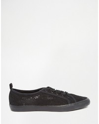Asos Collection Dagnall Lace Tie Up Sneakers