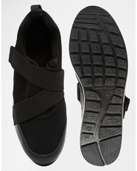 Asos Collection Dario Cross Strap Sneakers