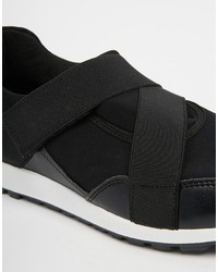 Asos Collection Dario Cross Strap Sneakers