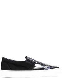 Dsquared2 Embossed Glam Stud Sneakers