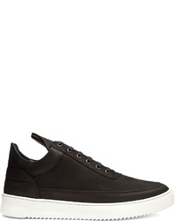 Filling Pieces Fundat Ripple Low Top Nubuck Leather Trainers