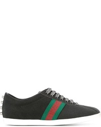 Gucci Web Sneakers With Studs