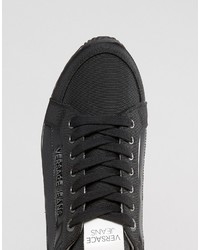 Versace Jeans Runner Sneakers In Black