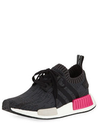 adidas Nmd Boost Stretch Knit Sneaker Black