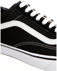 Vans Old Skool Sneakers In Black Vd3hy28