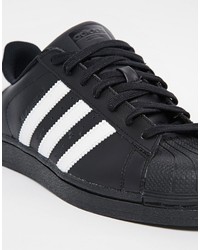adidas Originals Superstar Sneakers In Black B27140