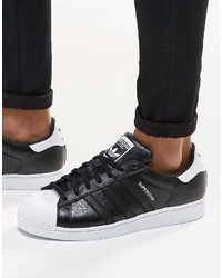 adidas Originals Superstar Sneakers In Black B42617