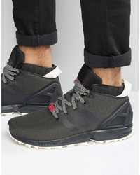 adidas Originals Zx Flux 58 Sneakers In Black S79741