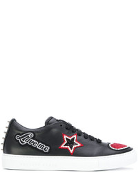 Philipp Plein Patch Lace Up Sneakers