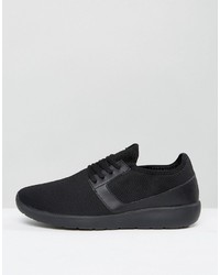 Brave Soul Payne Sneakers In Black