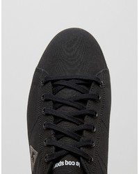 Le Coq Sportif Slimset Canvas Sneakers In Black 1610661