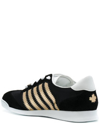Dsquared2 Sneakers With Gold Detail