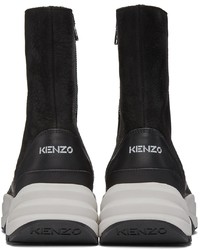 Kenzo Black Work Mid Top Boots