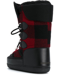 Dsquared2 Checked Snow Boots