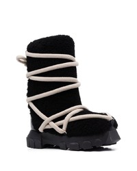 Rick Owens Lace Up Oversized Boots