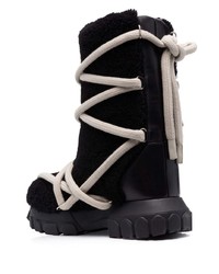 Rick Owens Lace Up Oversized Boots