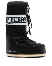 Moon Boot Logo Print Lace Up Boots