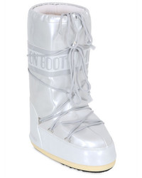 Moon Boot Shiny Nylon Waterproof Snow Boots