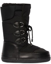 DSQUARED2 Nylon Leather Snow Boots