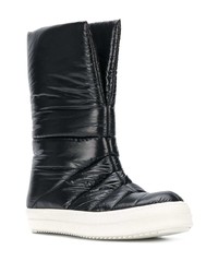 Rick Owens DRKSHDW Quilted Front Slit Detail Boots