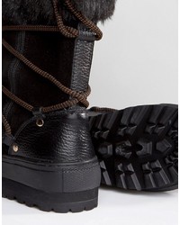 Sixty Seven Sixtyseven Lace Up Snow Boots