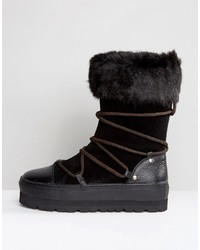 Sixty Seven Sixtyseven Lace Up Snow Boots