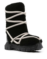 Rick Owens Tractor Lace Up Detailed Boots
