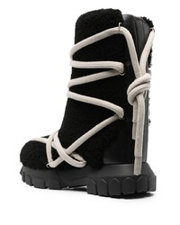 Rick Owens Tractor Lace Up Detailed Boots