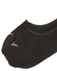 Emporio Armani 2 Pack Basic Invisible Loafer Socks