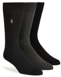 Polo Ralph Lauren 3 Pack Crew Socks