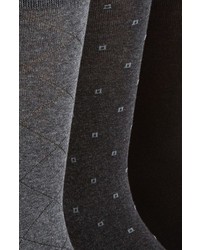 Calvin Klein 3 Pack Patterned Socks