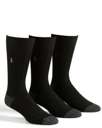 Polo Ralph Lauren 3 Pack Ribbed Socks