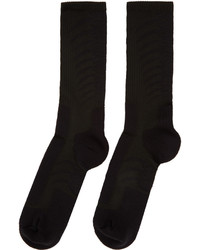 Unravel Black Back Bone Socks