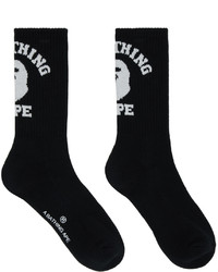 BAPE Black College Socks
