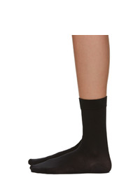 Wolford Black Cotton Socks